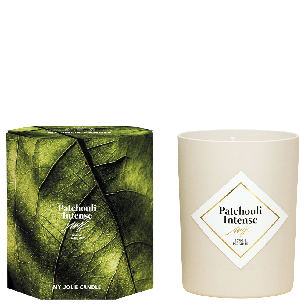 my jolie candle Bougie patchouli intense Bougie