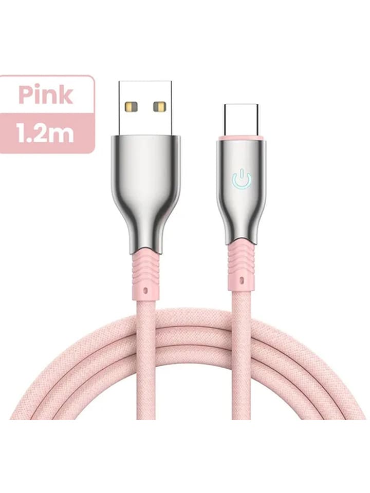 SmartCase USB-Typ-C-Kabel in Rosa - (L)1,2 m günstig kaufen onesize