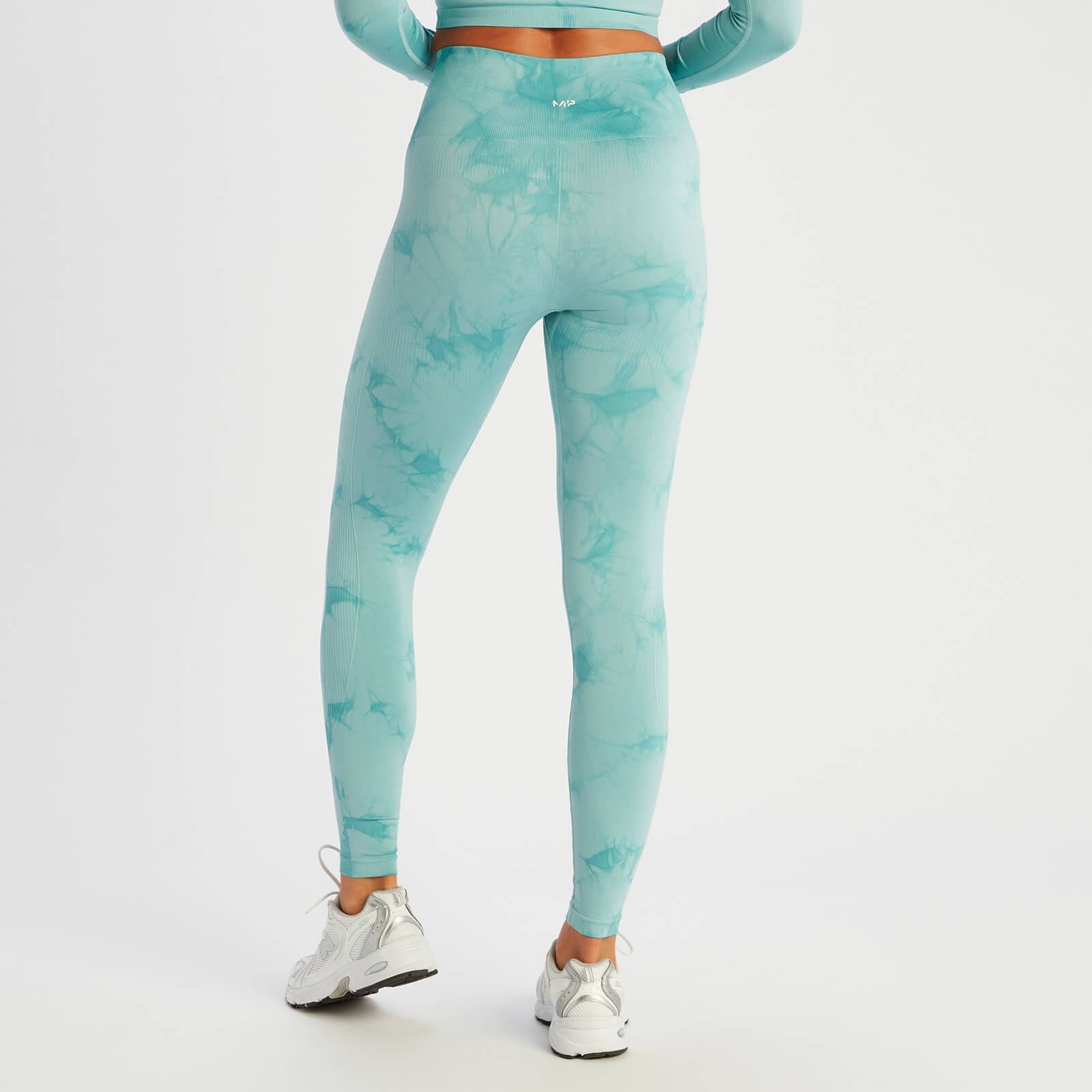 Legging sans coutures MP Shape pour femmes – Tie-dye bleu foncé