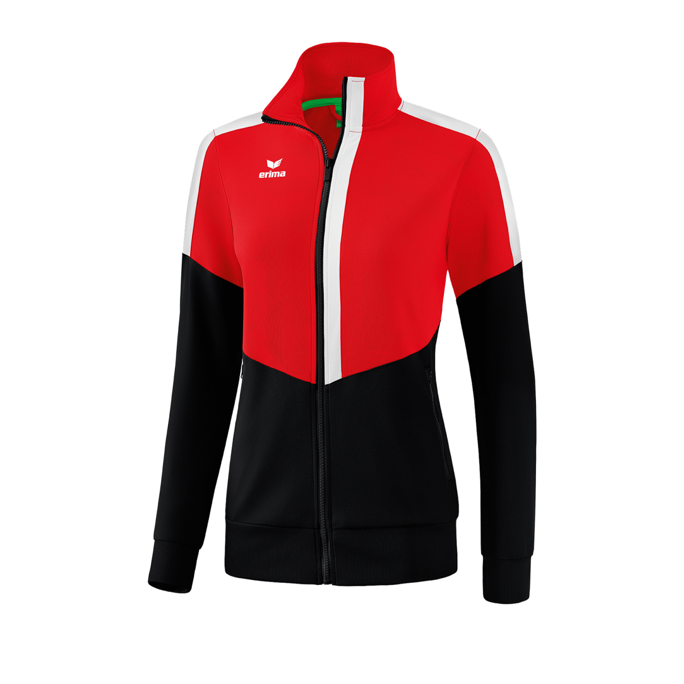 Erima Squad Trainingsjacke Damen Rot Schwarz