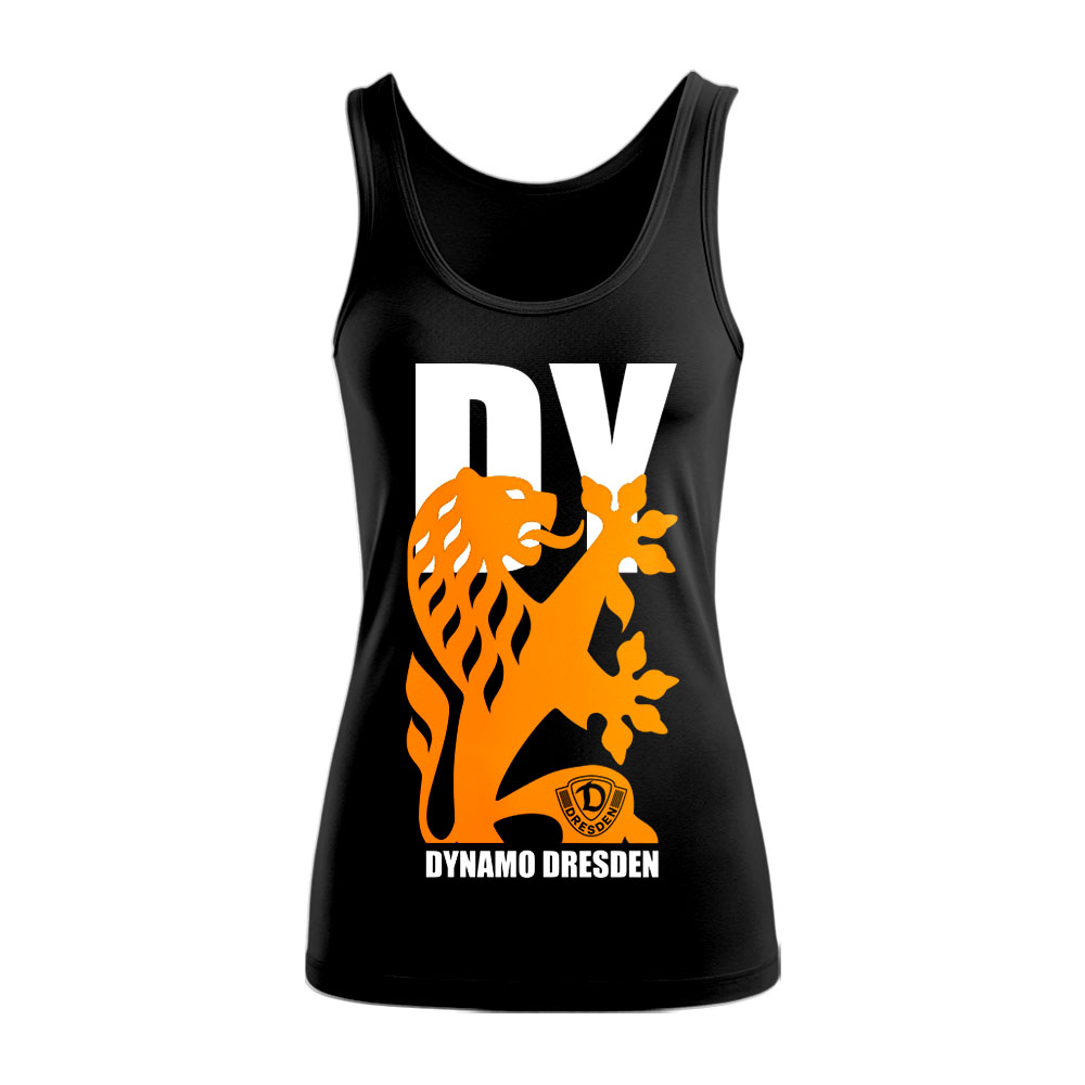 Damen Tank Top Löwe schwarz