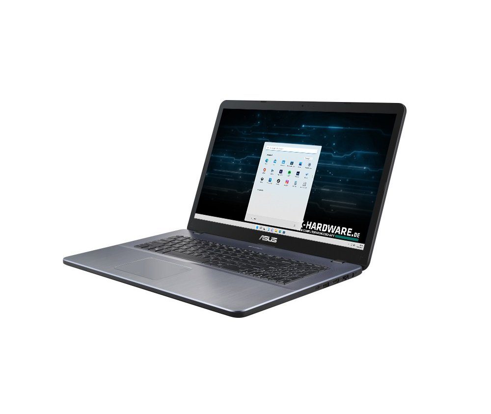Asus VivoBook 17 F705U, Pentium 4405U, 8GB RAM, 512GB SSD Business-Notebook (43,90 cm/17.3 Zoll, Intel Pentium 4405U, Intel HD Graphics 510 (iGPU), 512 GB SSD, Windows 11 Professional)