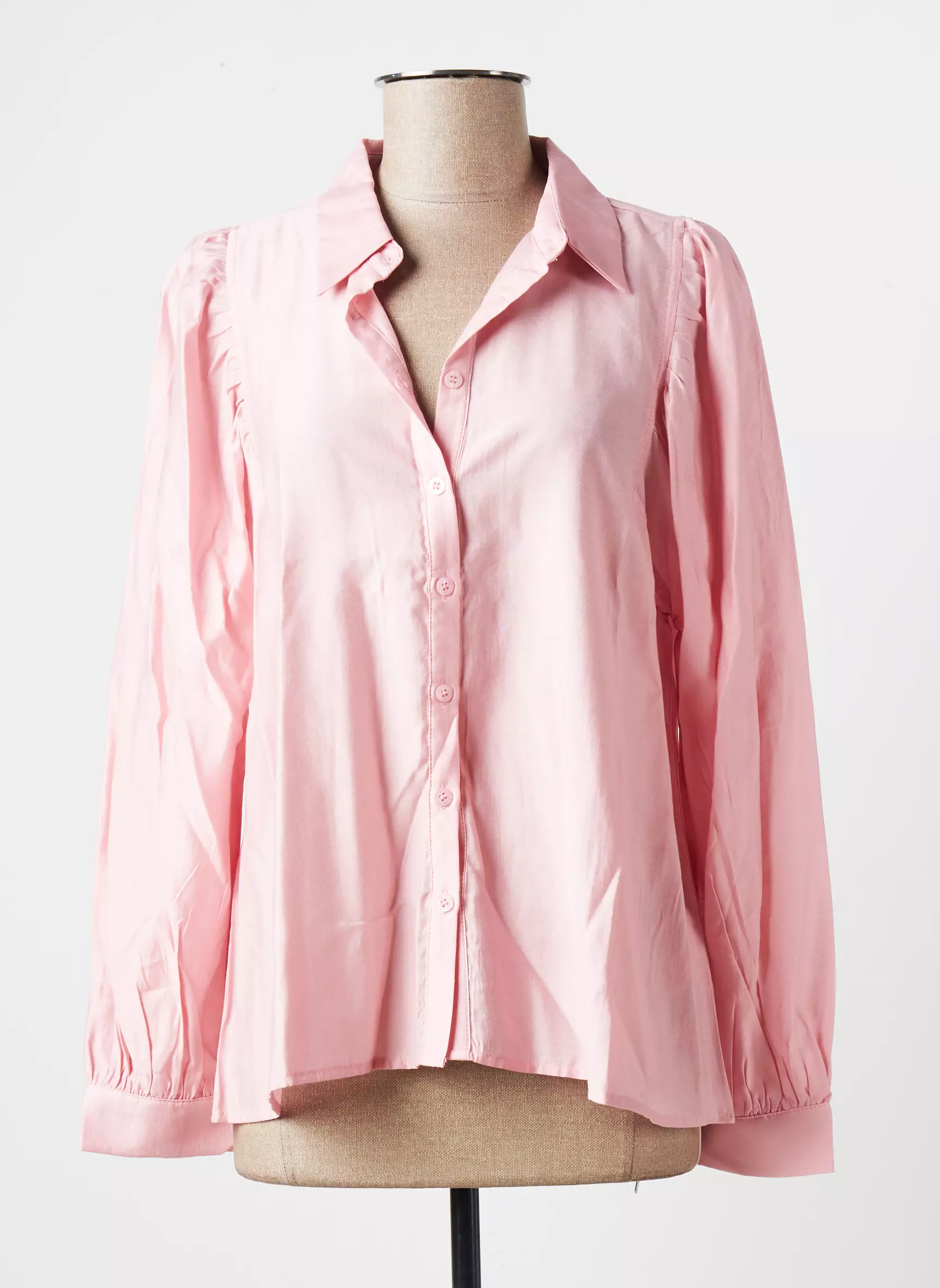 An Ge Chemisiers Femme couleur rose