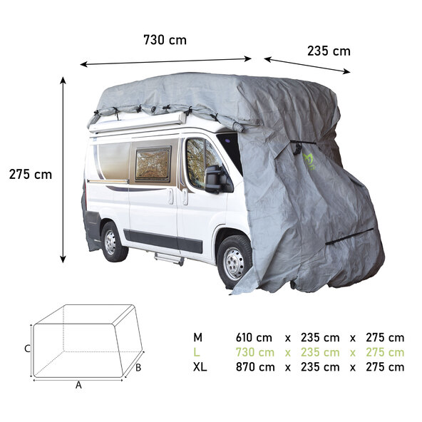 Wohnmobil Schutzhülle L, 730 x 235 x 275 cm
