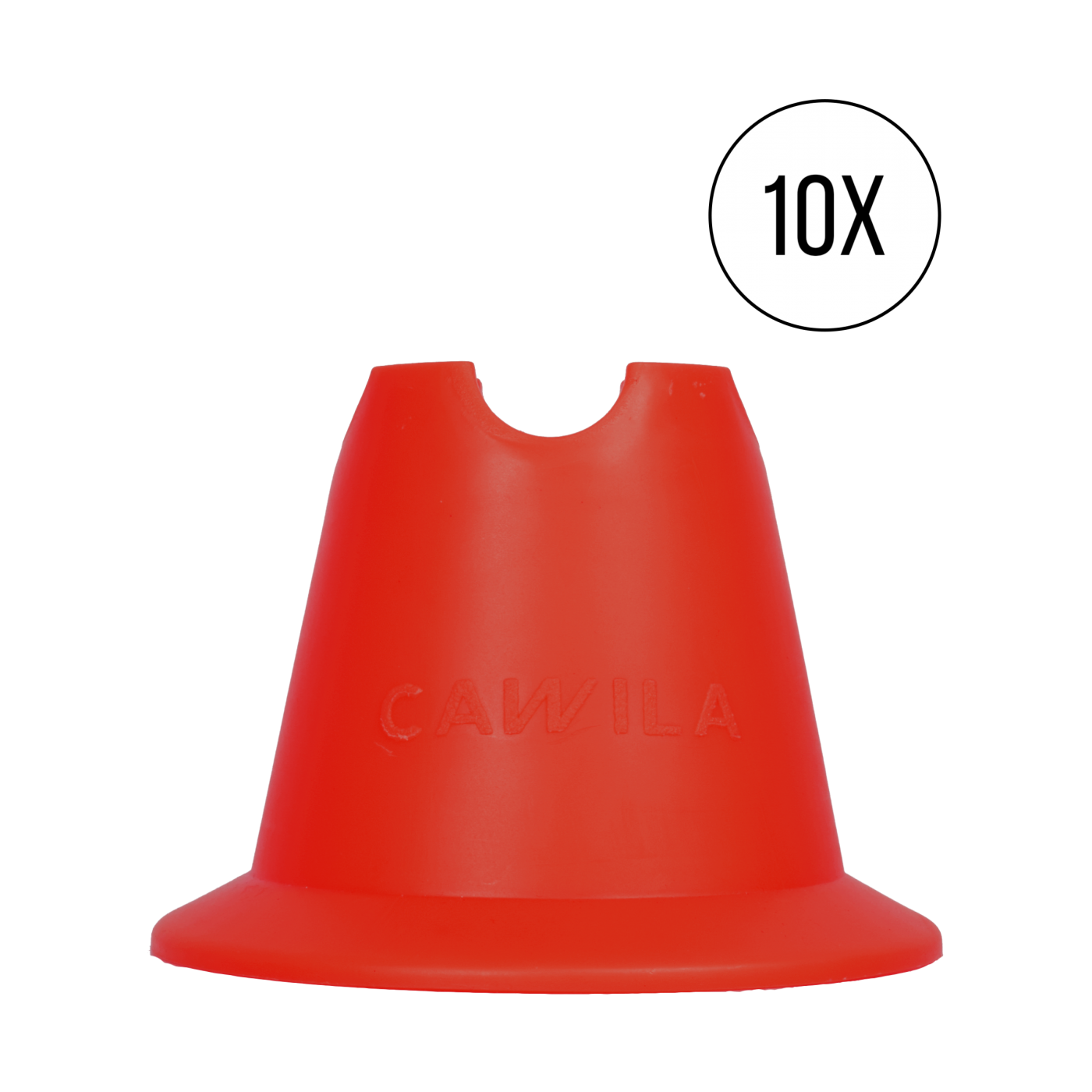 Cawila Mini-Pylone 10er Set Rot