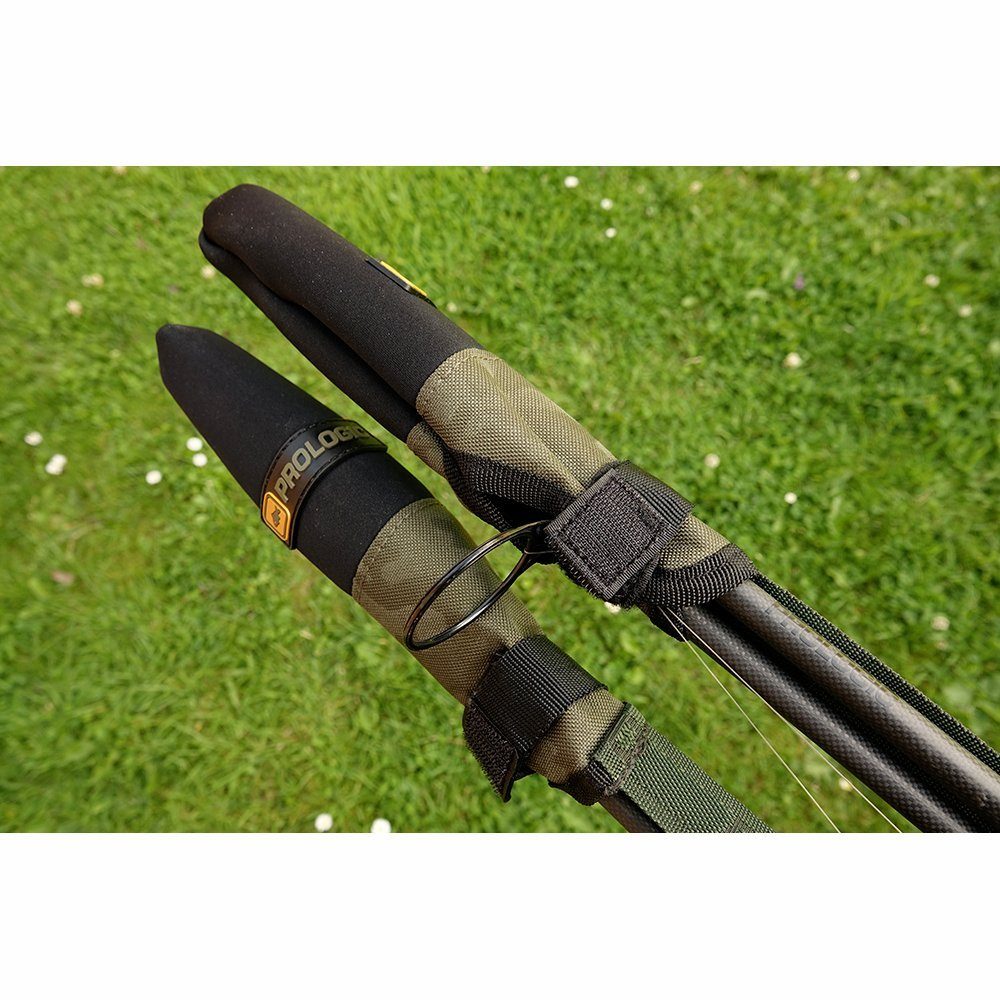 Prologic Connected Tip/Butt Rod Protector Rutenschoner Karpfenruten Steckruten Rutenhalter, (2er Set, Kann auch als Tragegurt verwendet werden)