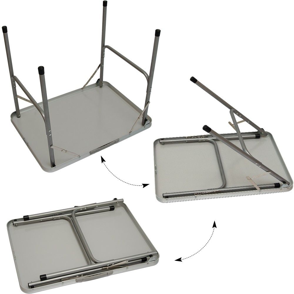 AMANKA 40x50 Leichtgewicht Aluminium Campingtisch