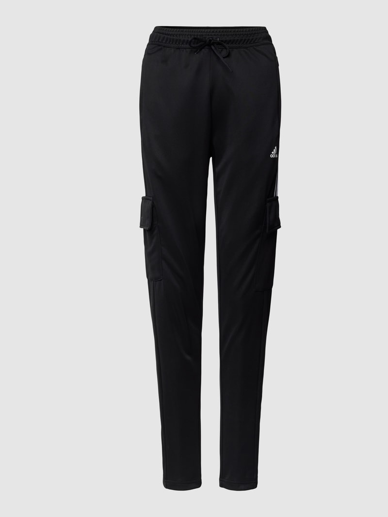 Sweatpants mit Cargotaschen in schwarz