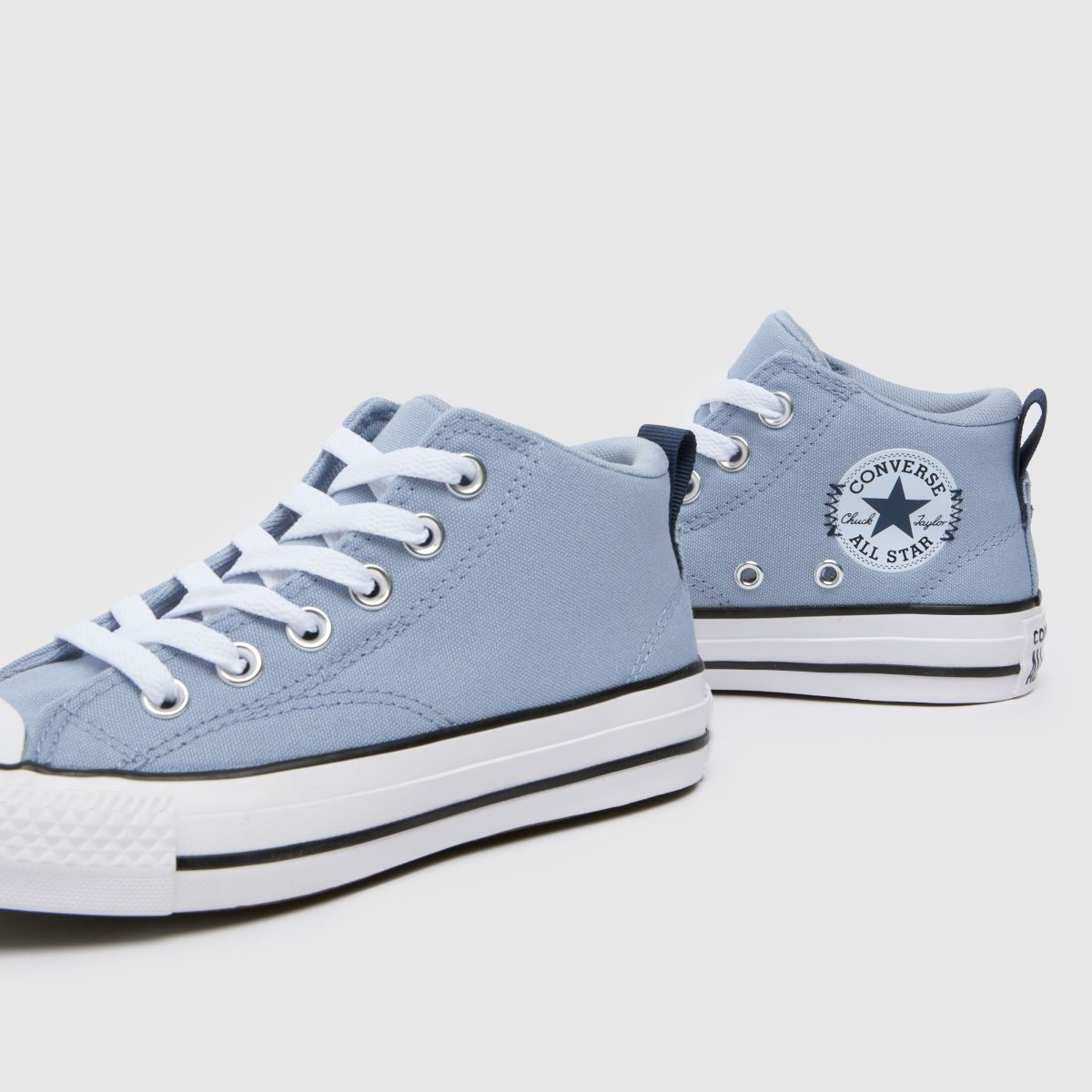 Converse ljusblå All Star Malden Street Pojkar Ungdomsskor