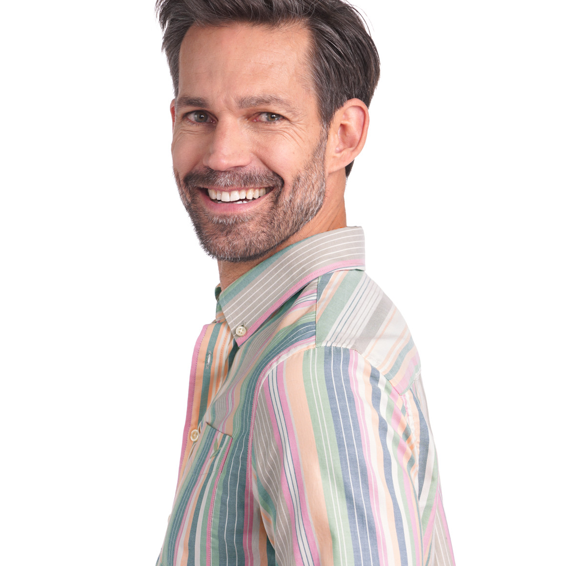 Herren Hemd mit Streifen