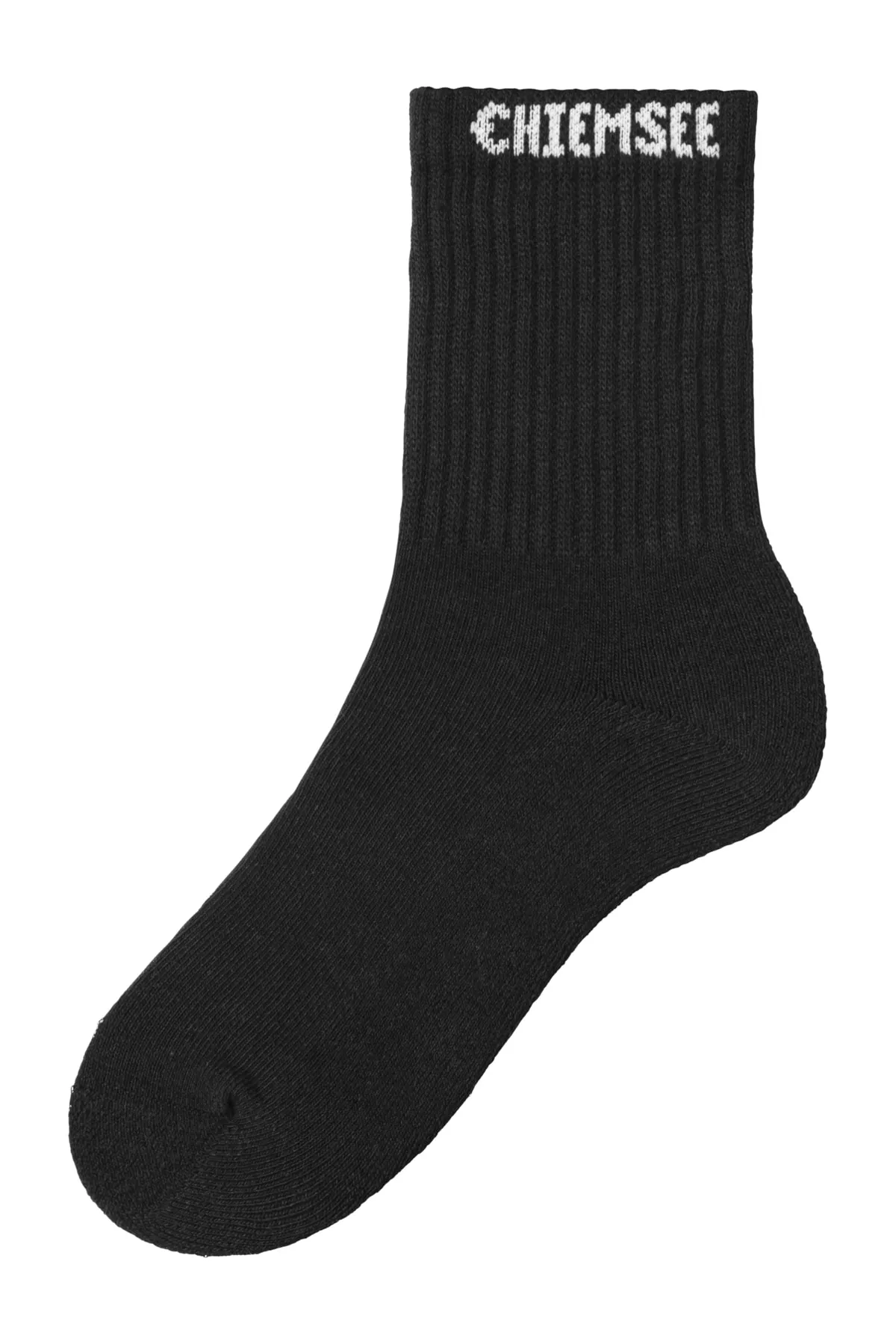 Chiemsee  Socken - Schwarz - Unifarben