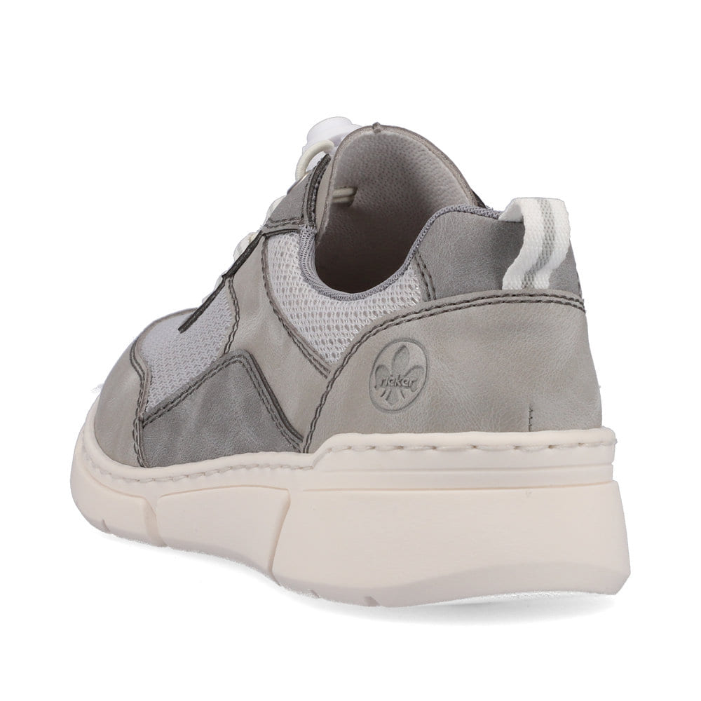 Rieker Damen Slipper stahlgrau