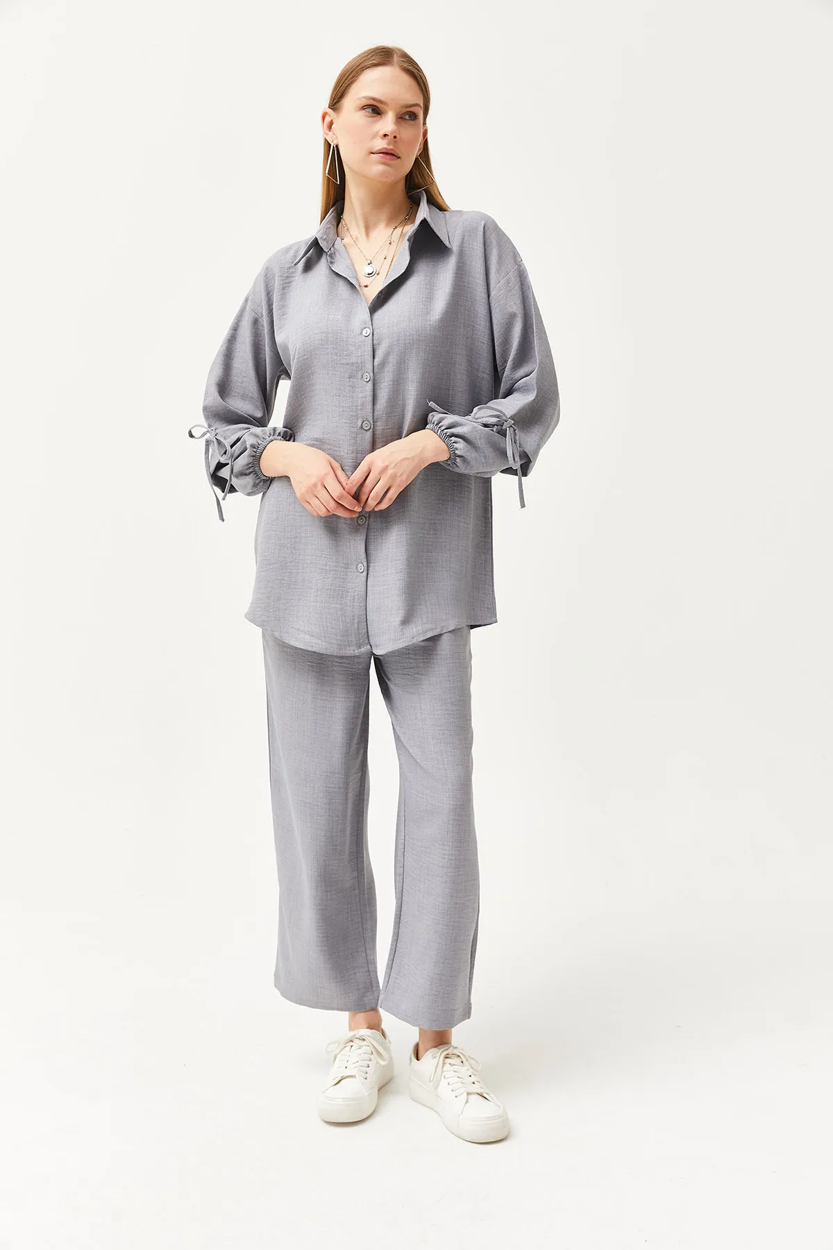 Olalook  Zweiteiler - Grau - Regular Fit