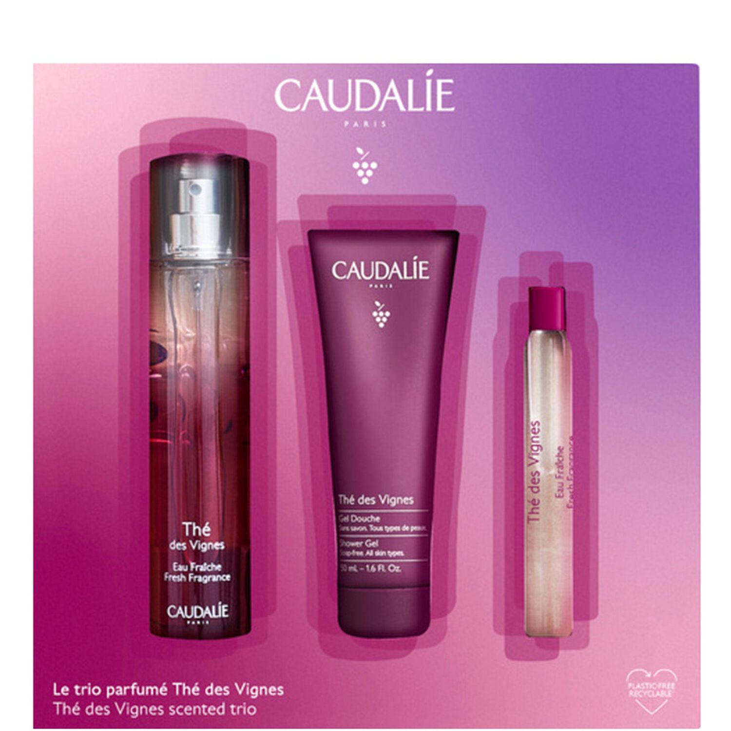 Caudalie Thé des Vignes Coffret Trio Parfumé
