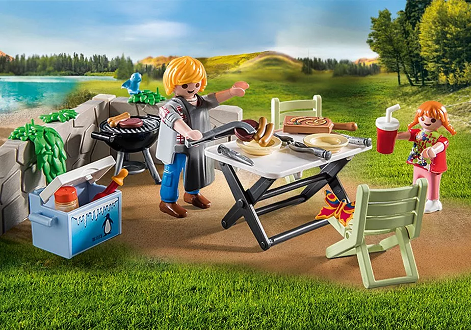 Gemeinsames Grillen