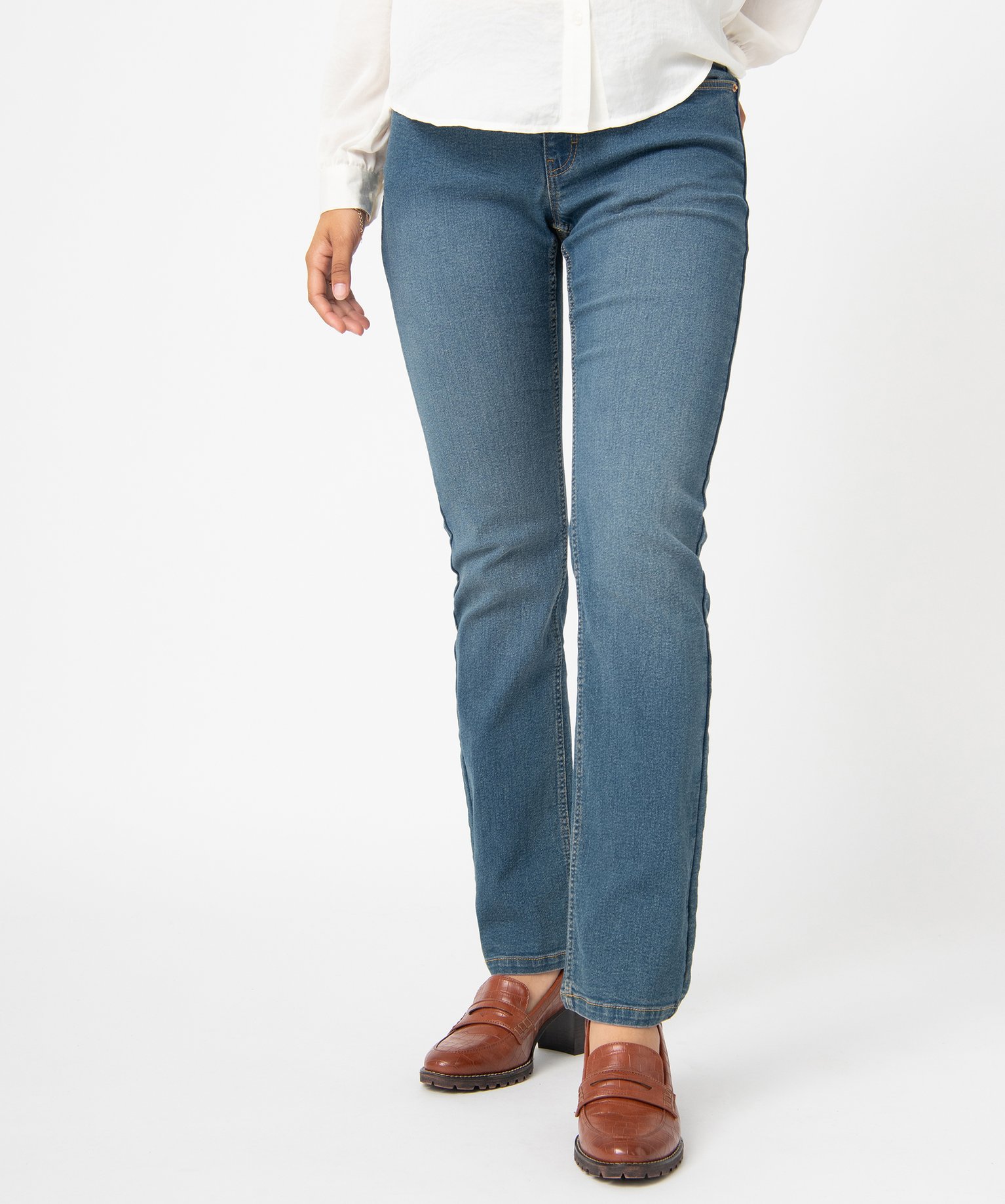 Jean femme coupe Regular stone | GEMO