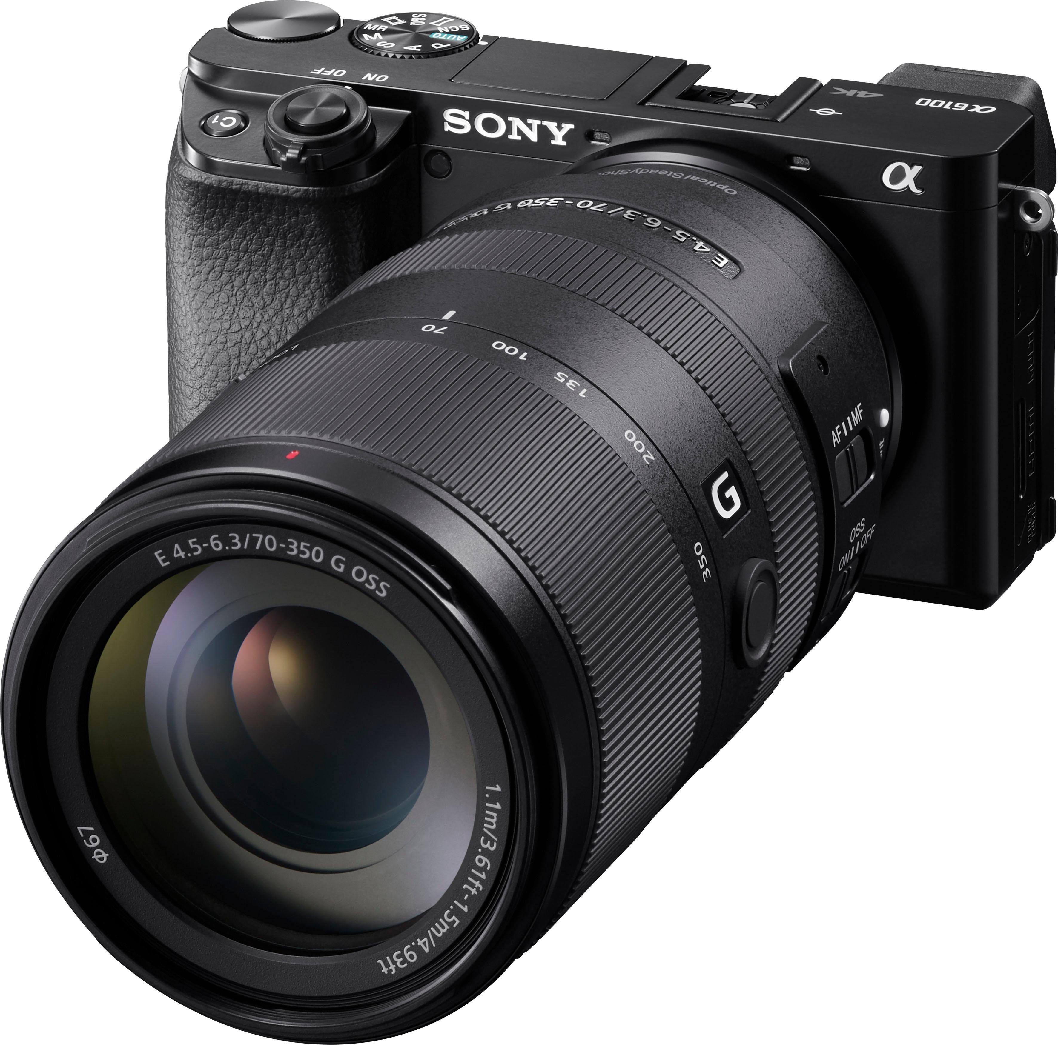 Sony SEL-70350G E-Mount Super-Telezoom Objektiv, (E 70-350mm F4.5-6.3 G, OSS, APS-C)