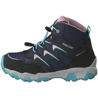 Geox J Magnetar Girl Bootie in blau