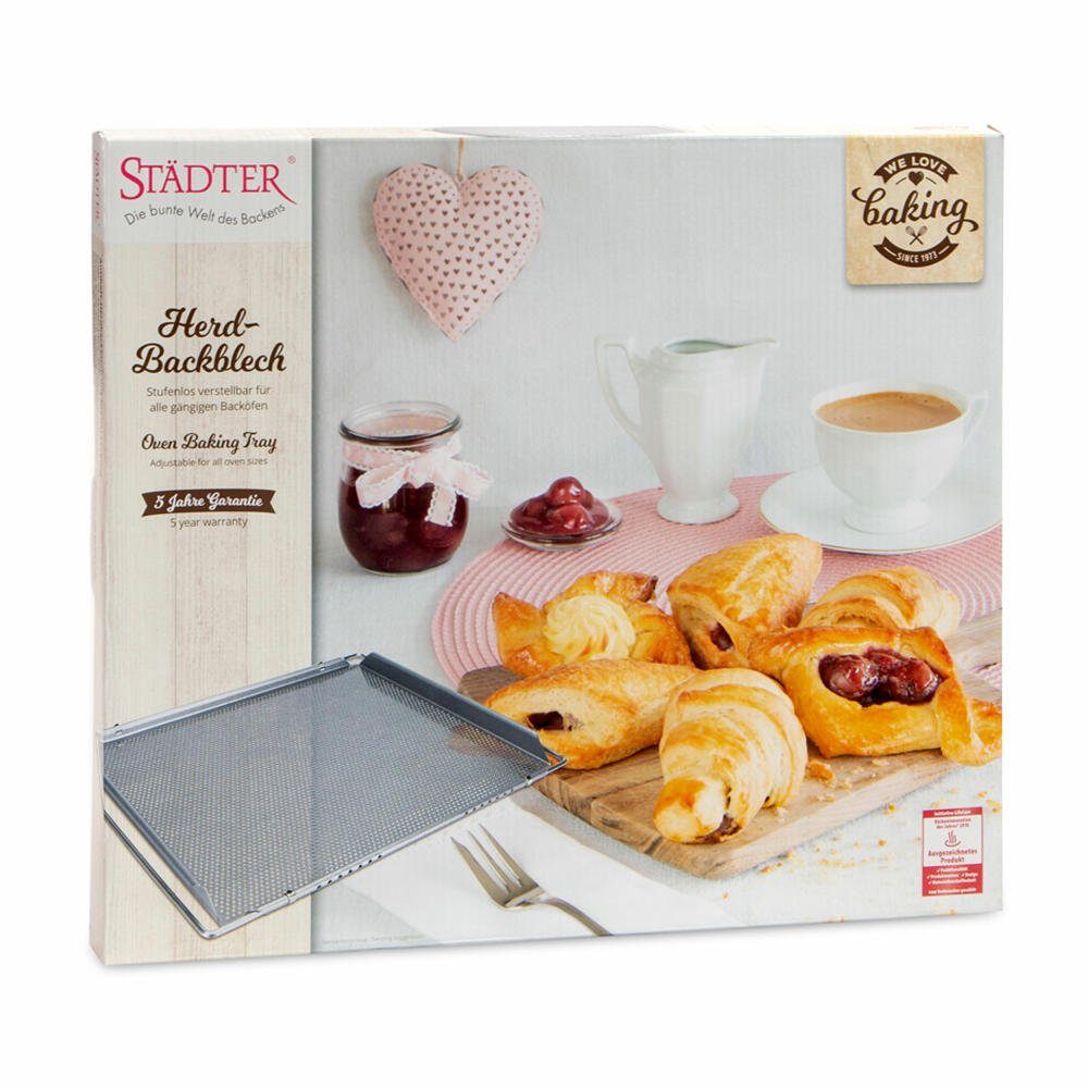 STÄDTER Backblech We Love Baking Herd, Metall