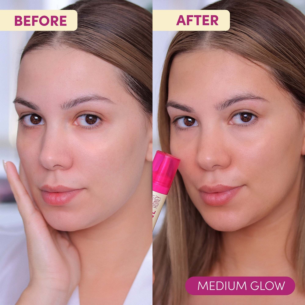 coco & eve Sunny Honey Bronzing Face Drops - Medium Glow Sérum autobronzant