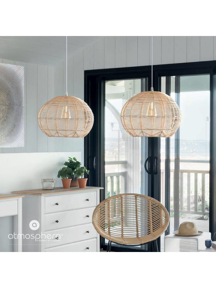 Atmosphera Créateur d'intérieur Hängeleuchte in beige günstig kaufen onesize