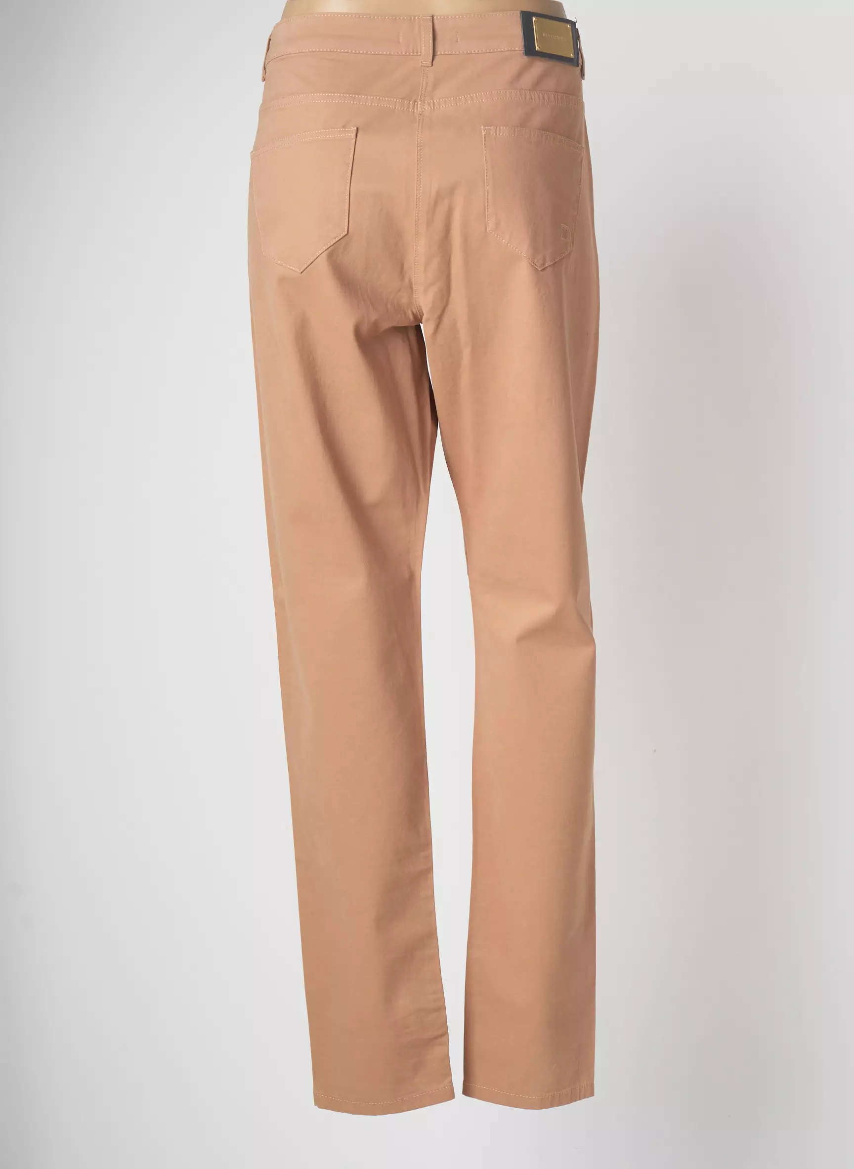 Devernois Jeans Coupe Droite Femme couleur marron