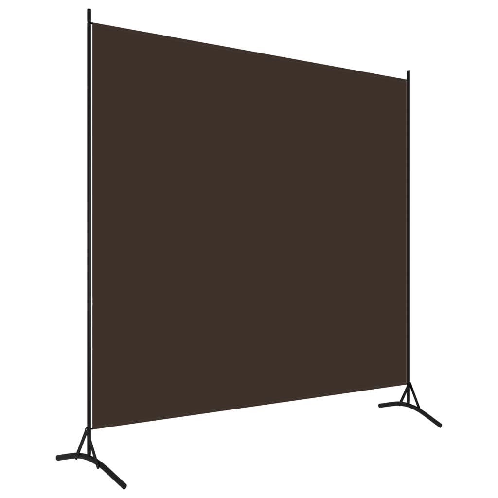 vidaXL Raumteiler 1-tlg. Raumteiler Braun 175x180 cm, 1-tlg.