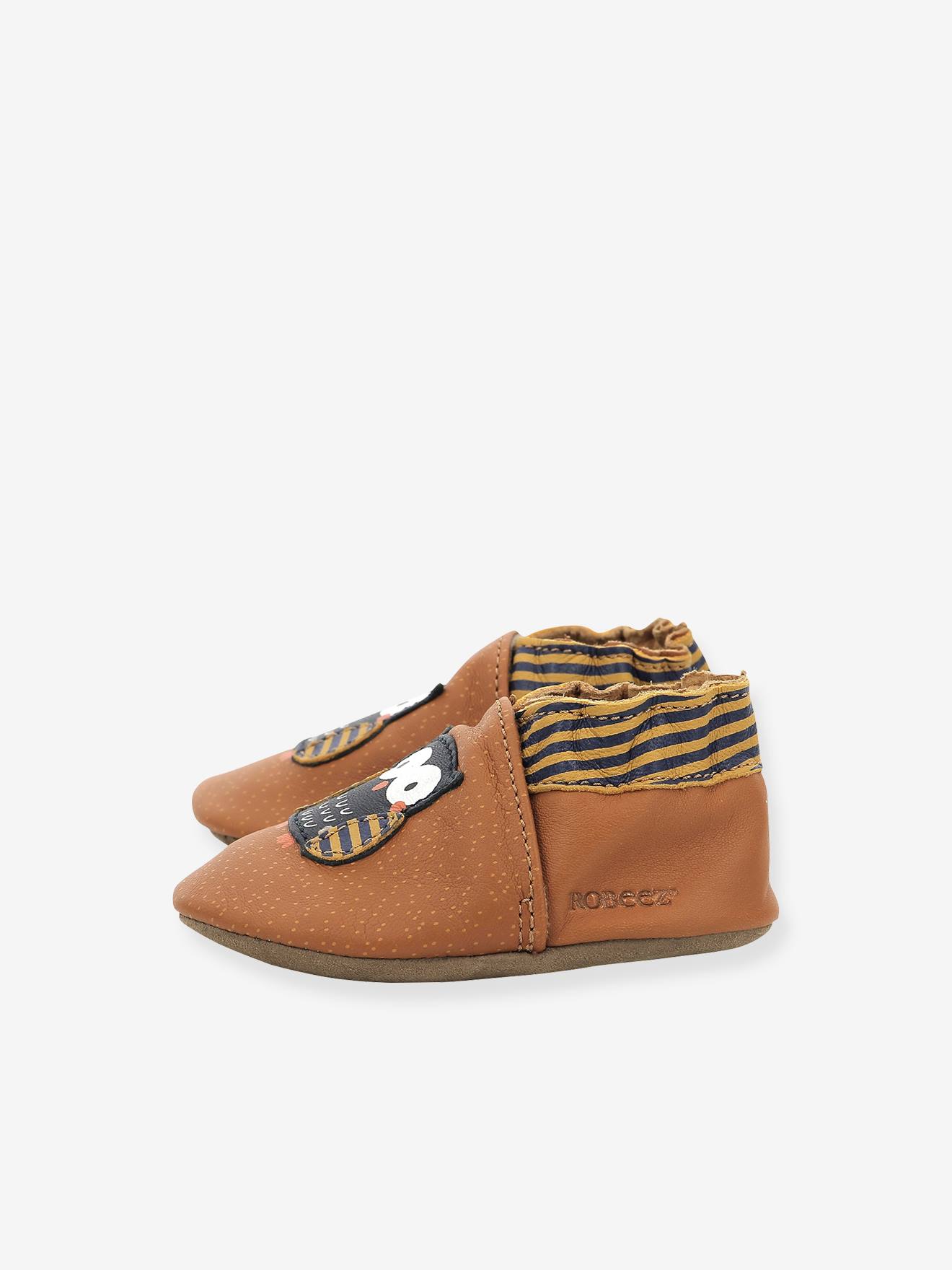Robeez Baby Krabbelschuhe HIBOU CHOUX 946770-10 ROBEEZ - camel