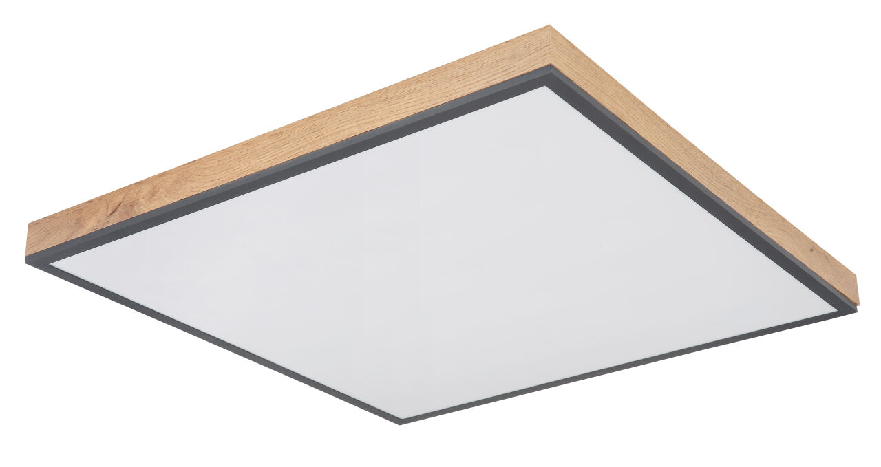 Globo Lighting - DORO - Deckenleuchte Aluminium Graphit, LED