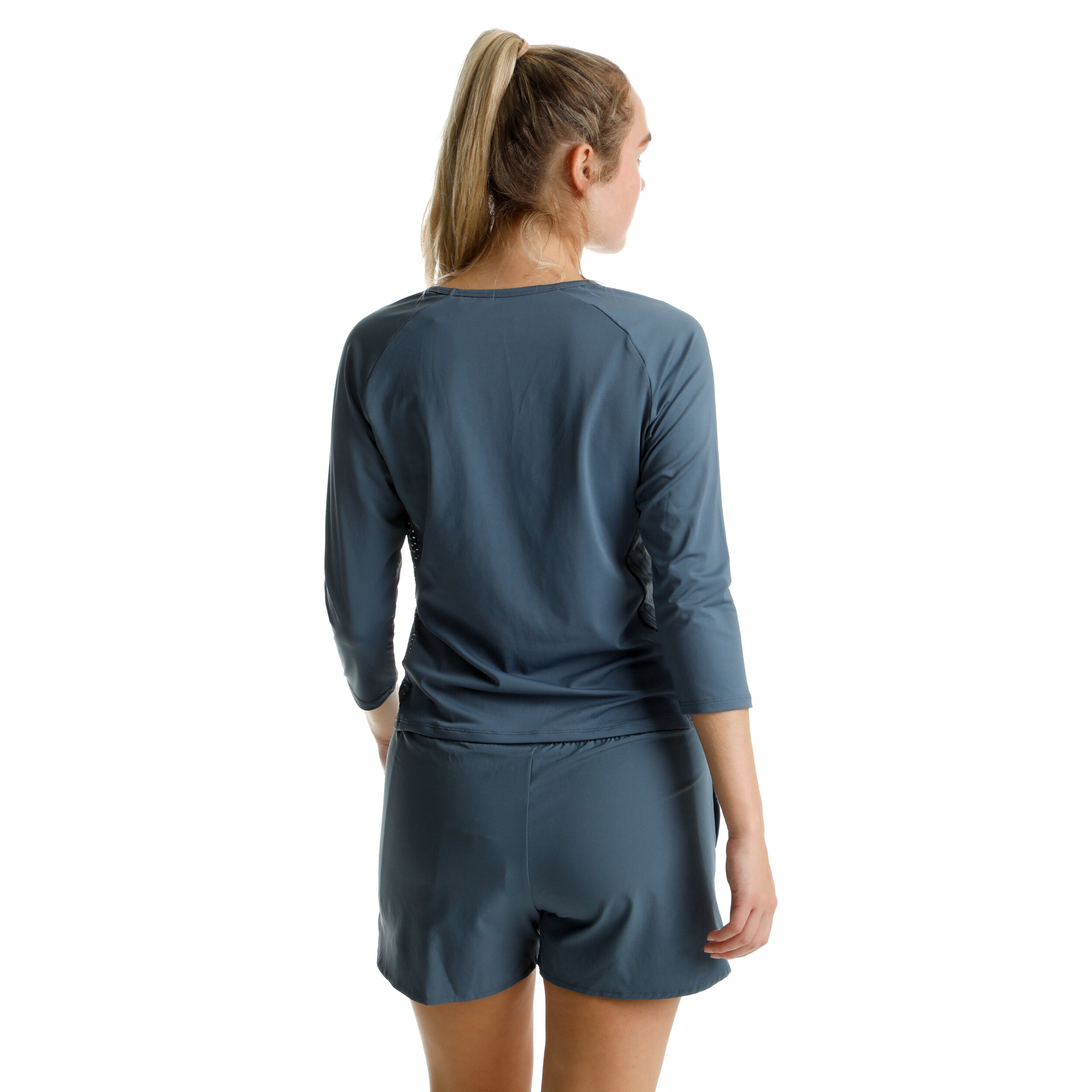 Perspectives Stripes Longsleeve Damen - Blau