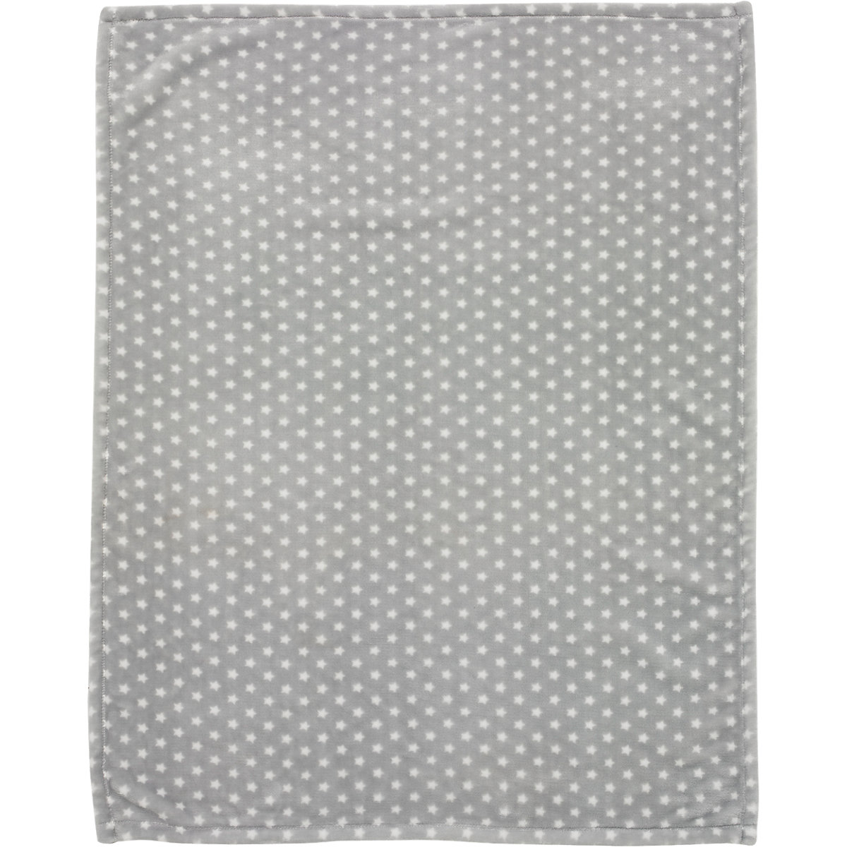 Babydecke mit UV-Schutz, Microfaser, Stars silber, 75 x 100 cm
