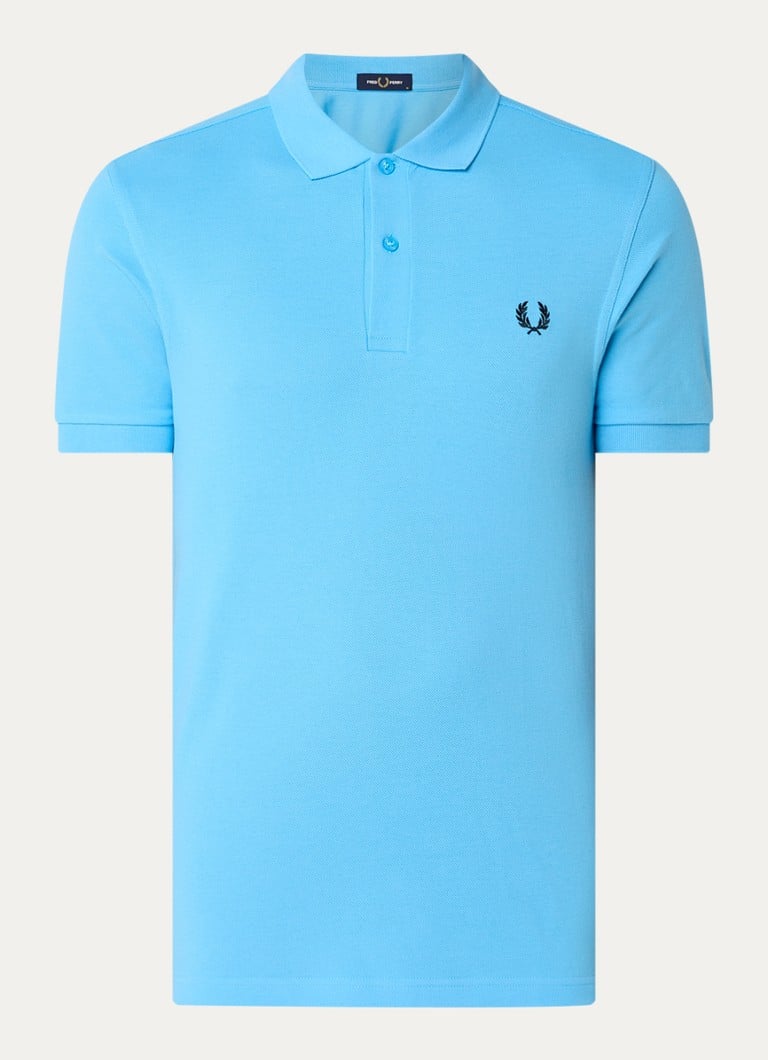 Fred Perry regulāra piegriezuma polo krekls no pikē kokvilnas ar izšuvumu no logotipa