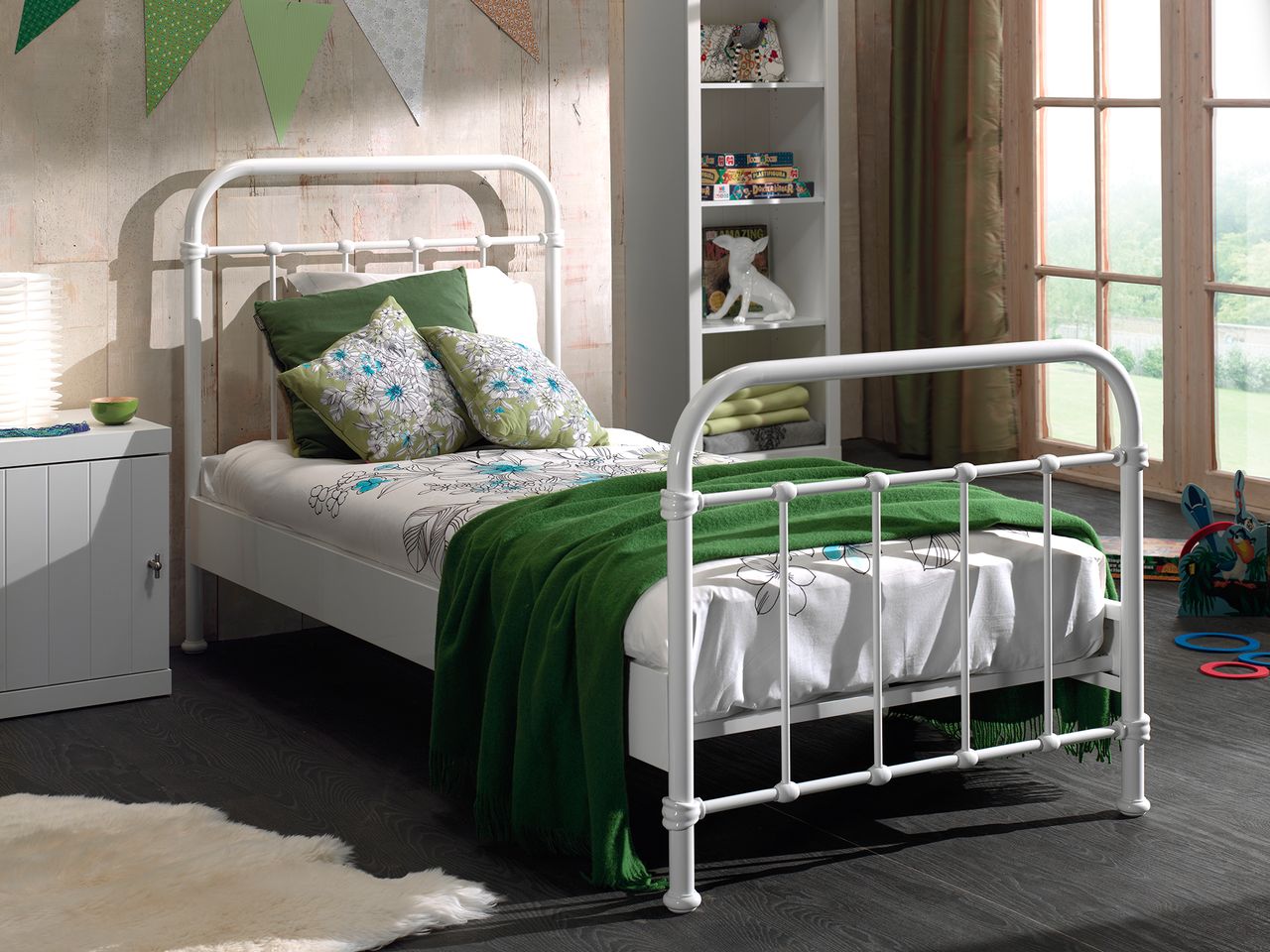 VIPACK Metallbett New York Liegefläche 90 x 200 cm