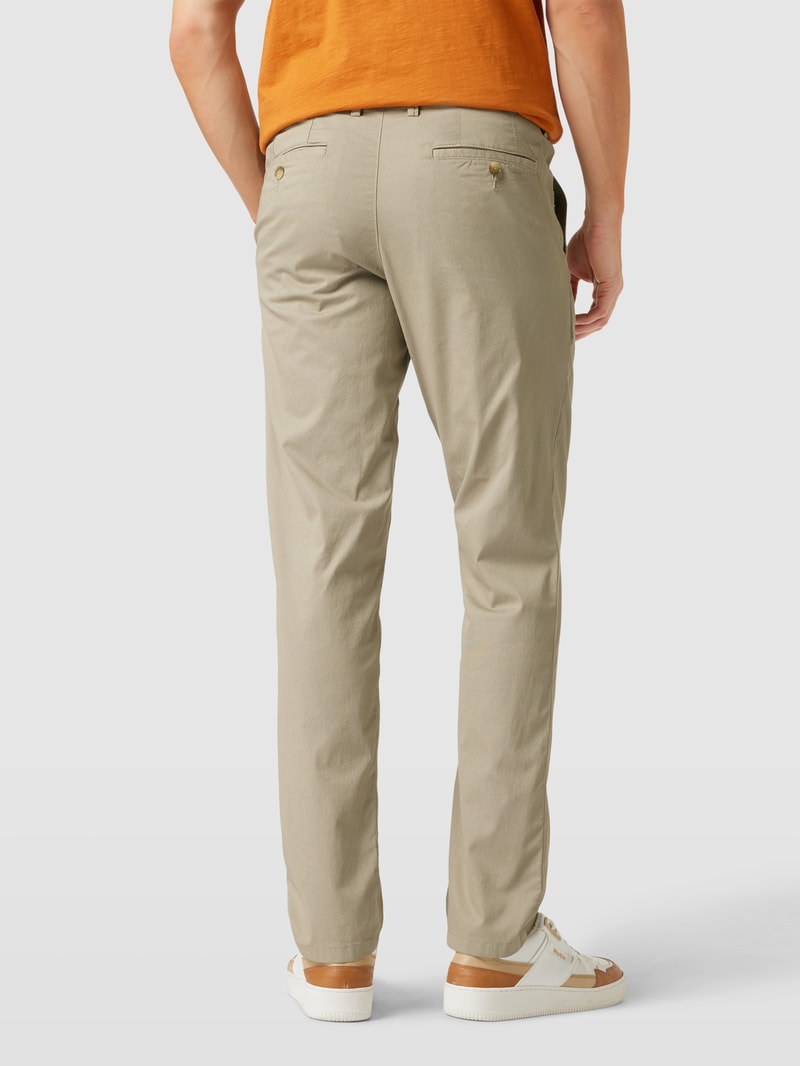 Chino mit französischen Eingrifftaschen in lindgrün