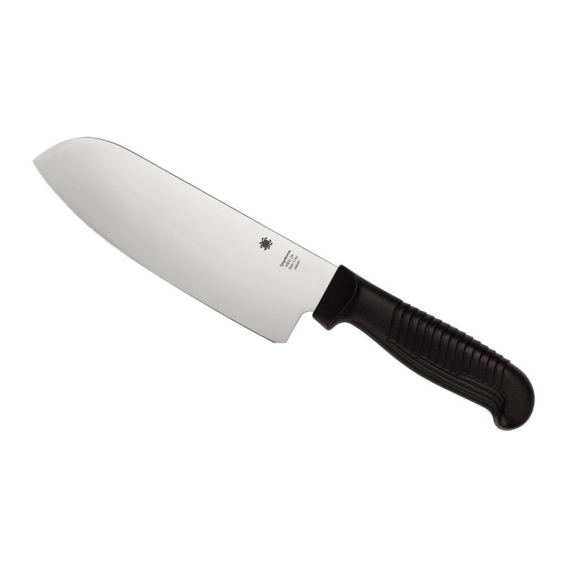 Spyderco Kitchen Classics Santoku cm.17,3 Plain Black K08PBK