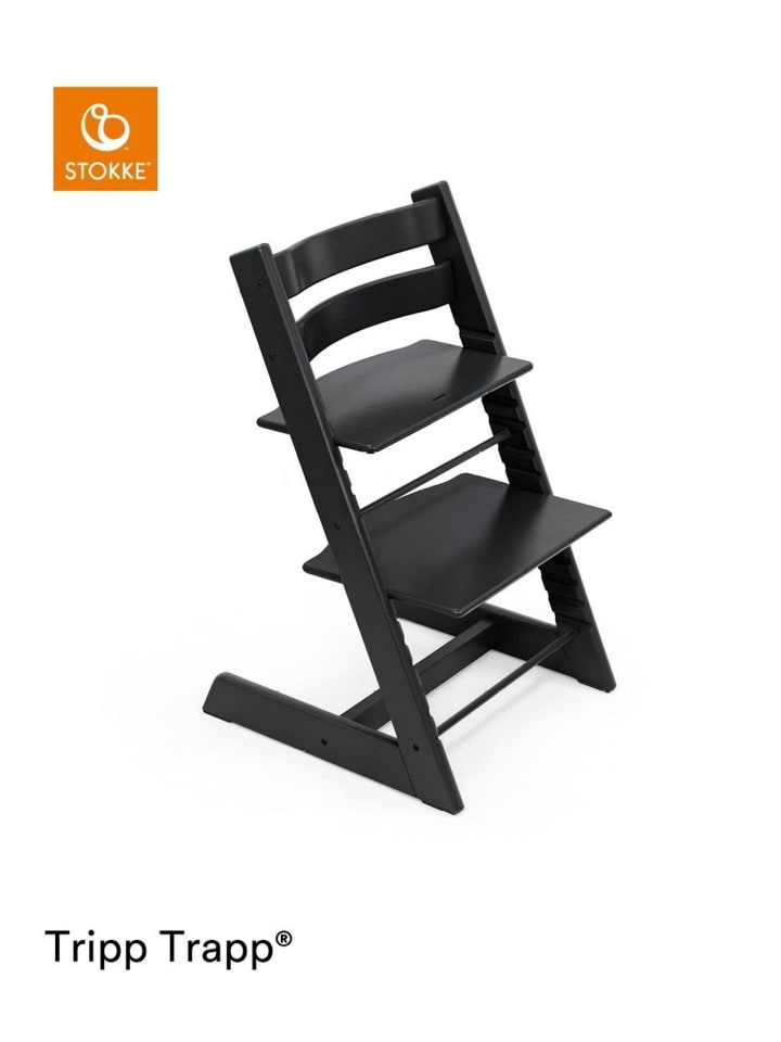 Stokke Mitwachsender Treppenhochstuhl Tripp Trapp® schwarz in Schwarz ab 0 Monate günstig kaufen onesize