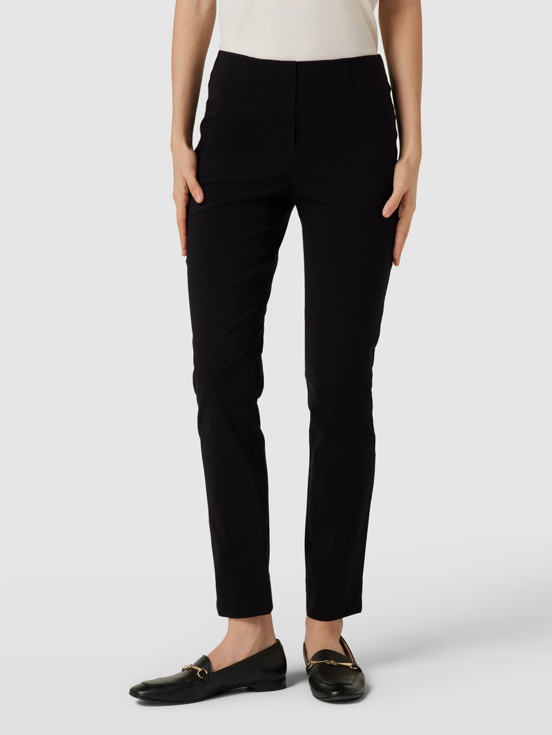 Stoffhose mit Eingrifftaschen Modell 'LOLI' in black