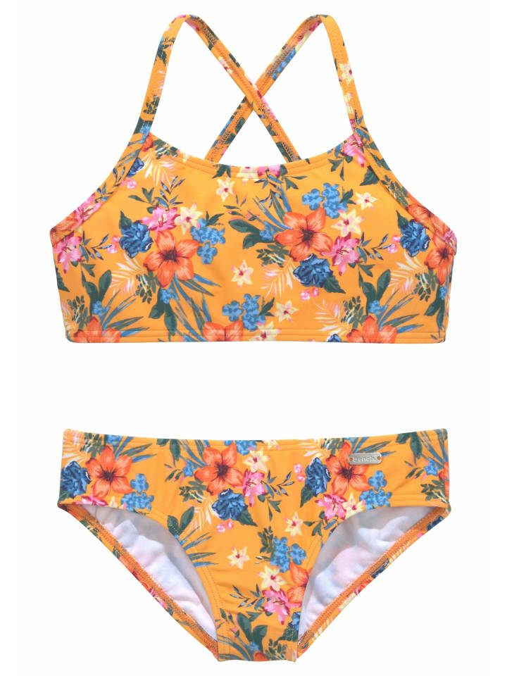 Bench Bustier-Bikini in gelb-bedruckt günstig kaufen