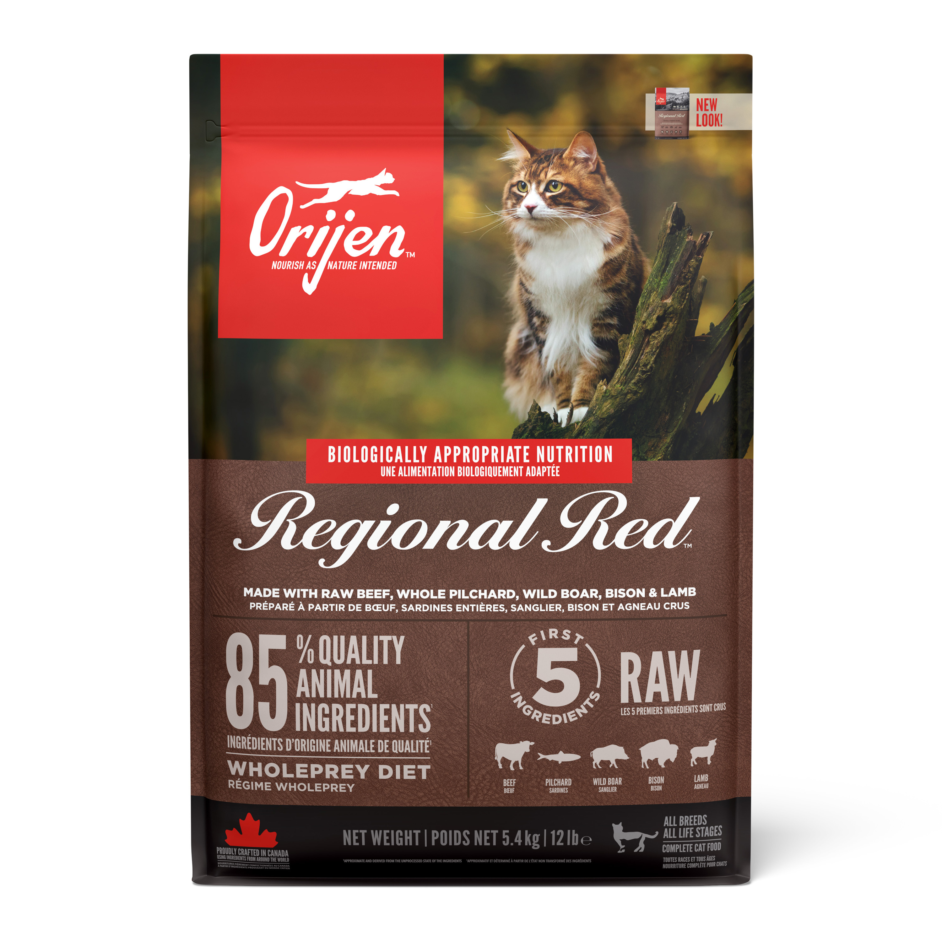 Orijen Trockenfutter Orijen Regional Red Cat 5,4 kg