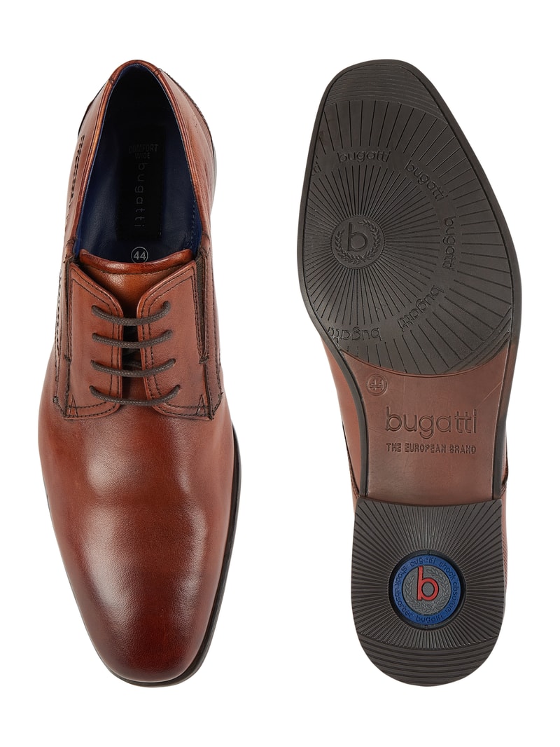 Schnürschuhe aus Leder Modell 'Savio Evo' in cognac