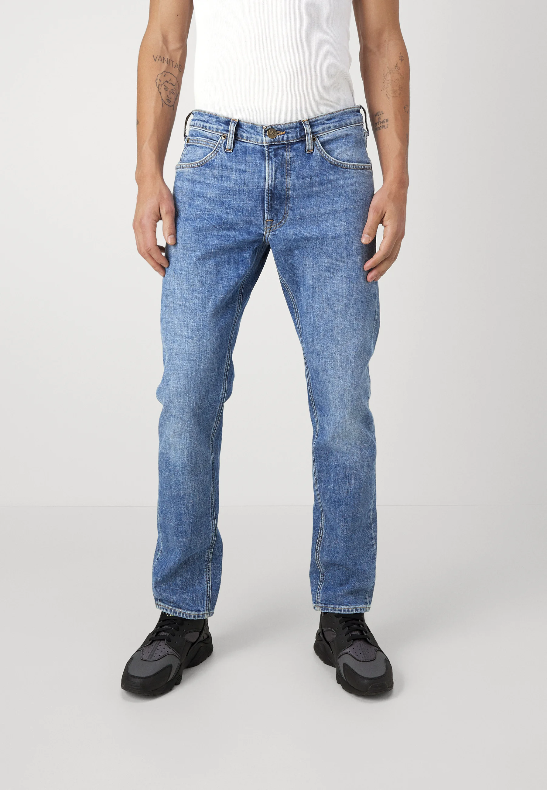 Lee DAREN ZIP FLY - Vaqueros pitillo