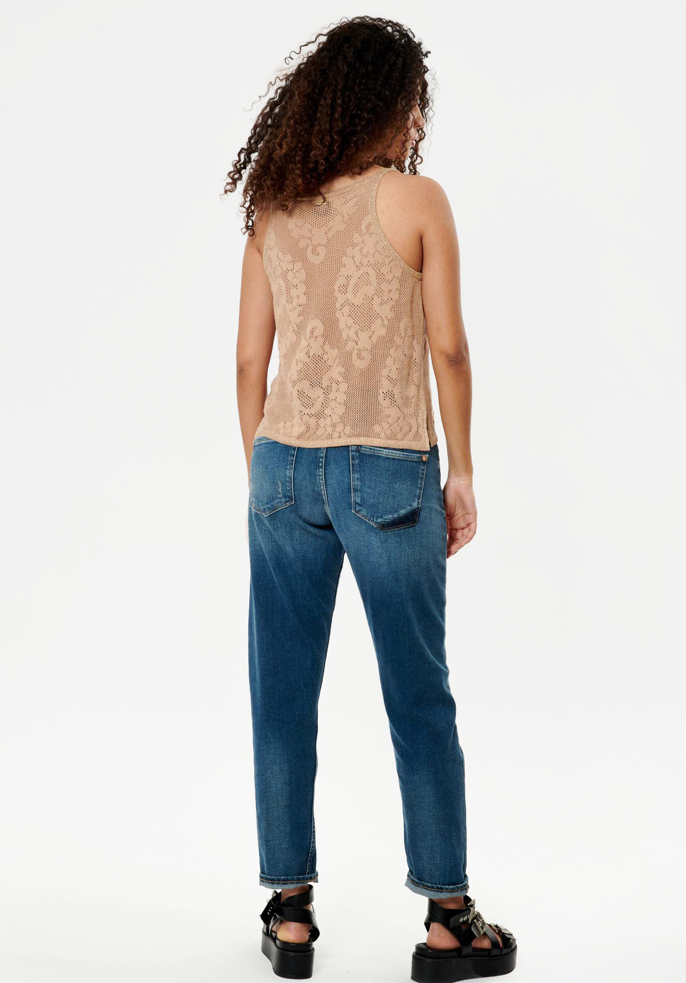 JOLIE  Top beige Femme
