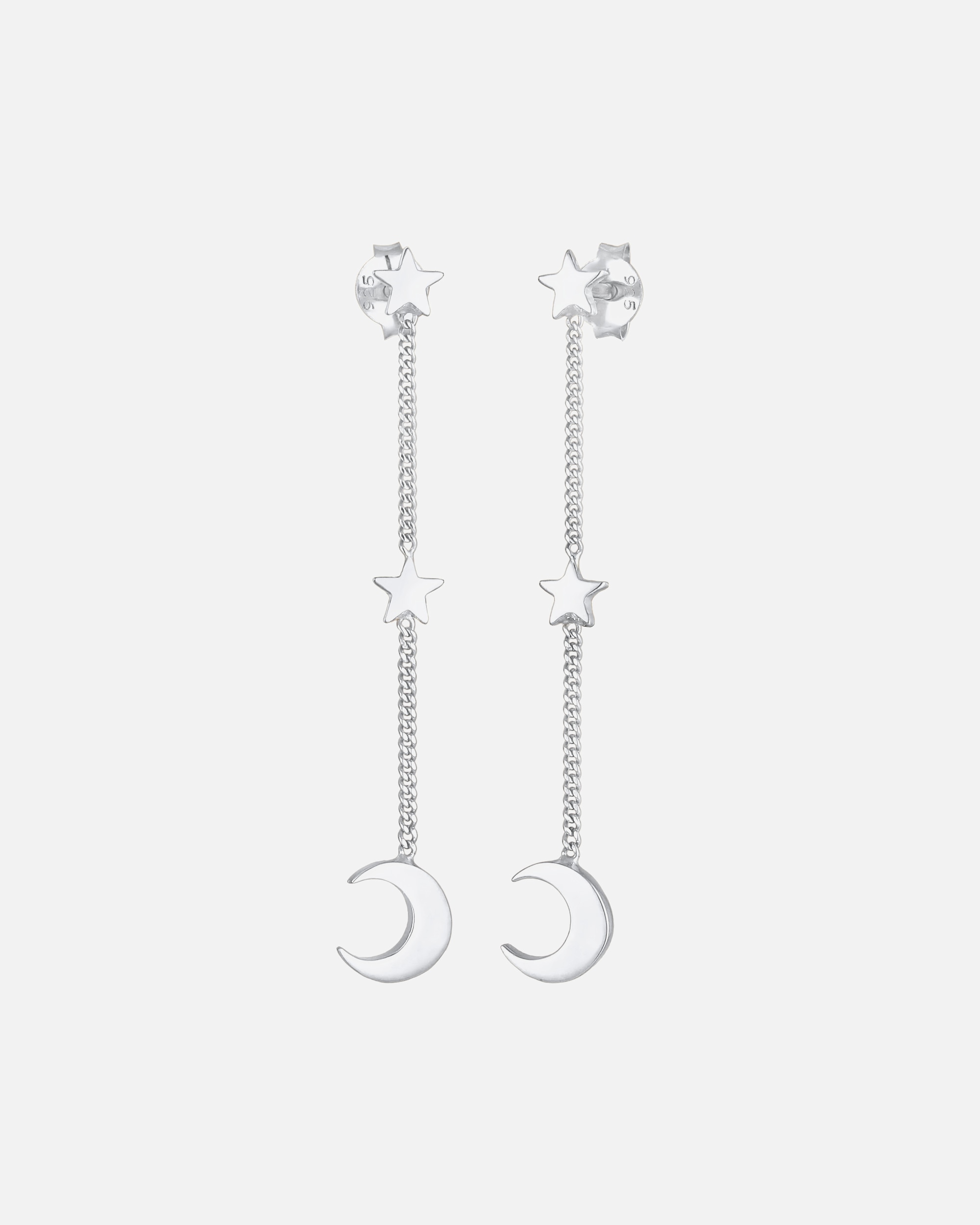 Ženski prstan Elli Star Crescent Astro Trend iz srebra 925/1000