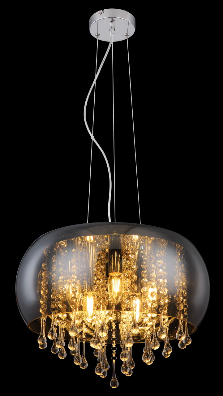 Globo Lighting - KALLA - Hängeleuchte Metall verchromt, 5x E14