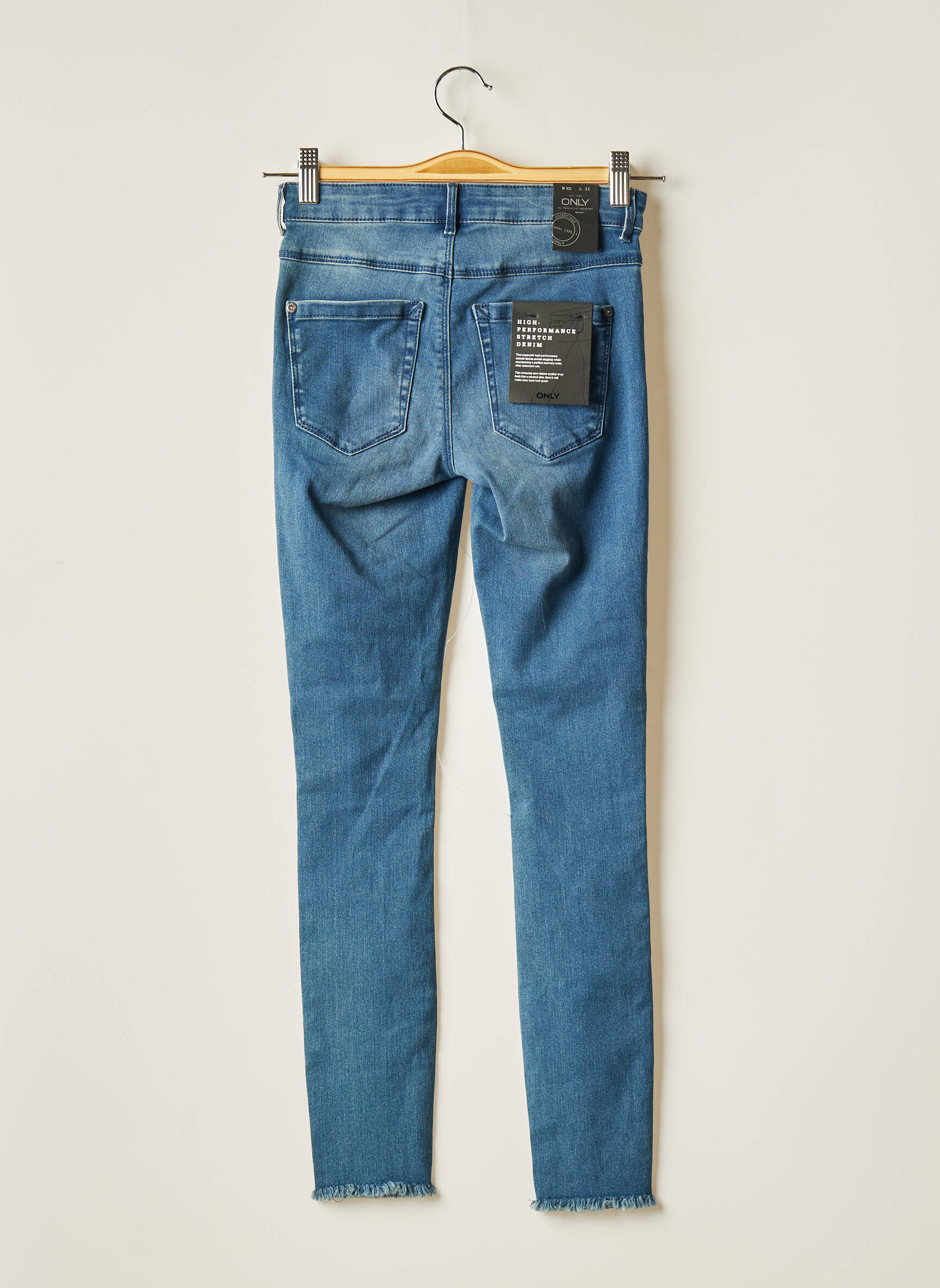 Only Jeans Skinny Femme couleur bleu