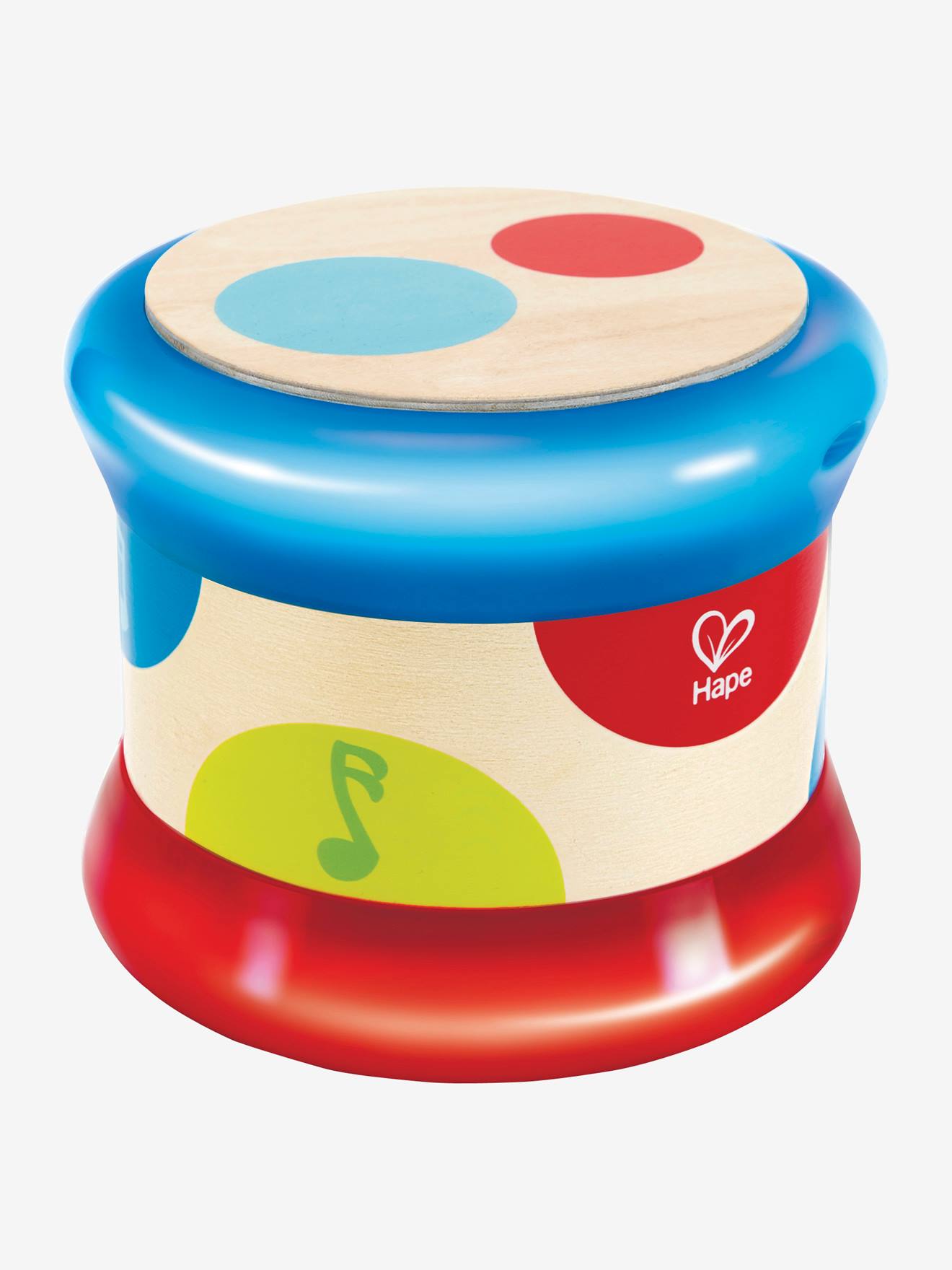 Tambour pour bébé HAPE rouge