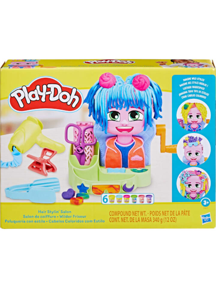Play Doh Knete Spielset Hair Styling Salon Wilder Friseur, ab 3 Jahre günstig kaufen onesize