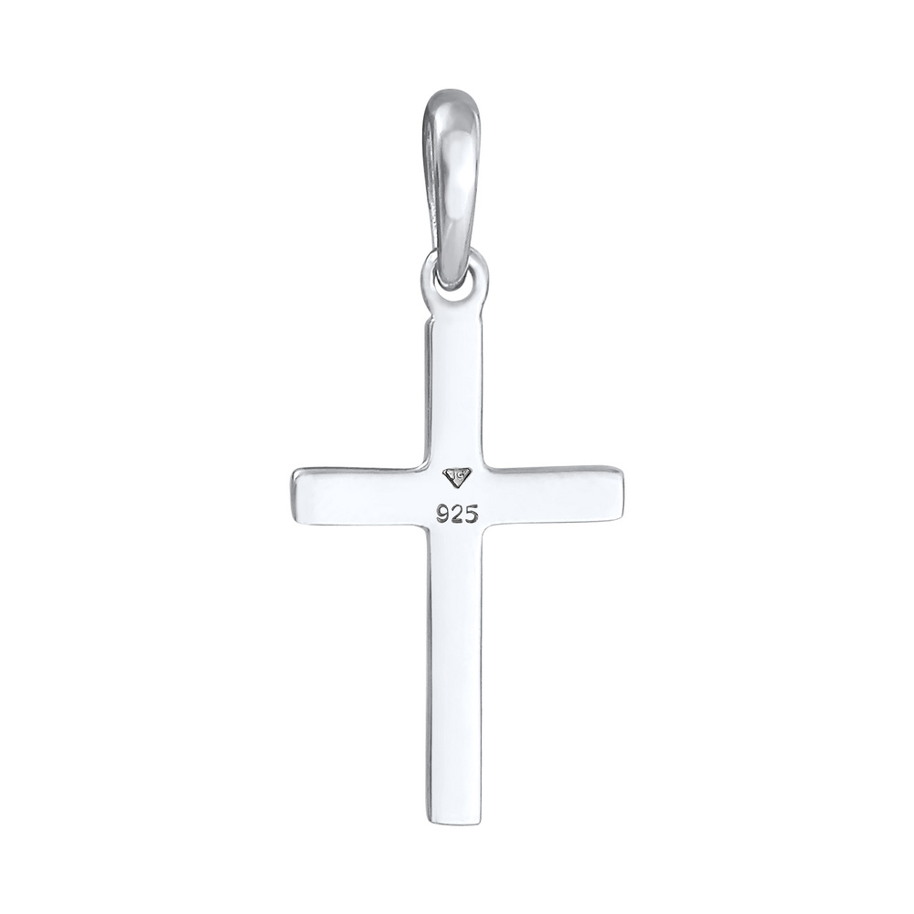 Elli Elli Pendentif Femmes pendentif croix minimaliste foi religion tendance en argent Pendentif