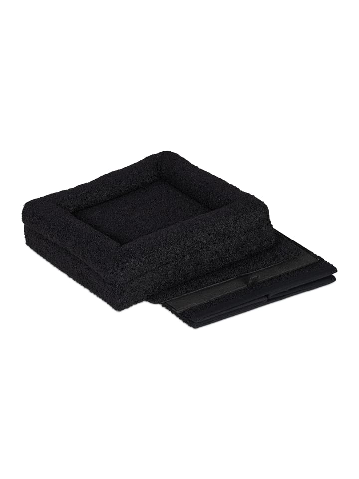 relaxdays Katzenhöhle in Schwarz -  (B)38 x (H)42 x (T)38 cm günstig kaufen onesize