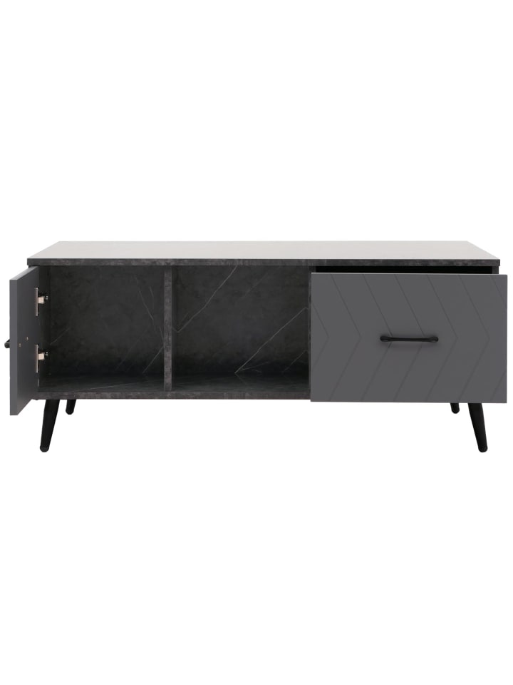 MCW Couchtisch N89, Marmor-Optik grau günstig kaufen onesize
